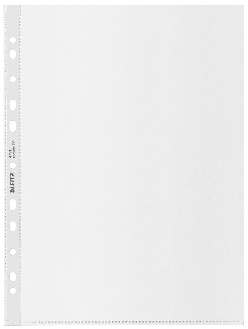 Folie de protectie Leitz Recycle A4 90 microni 100 buc/cut partial reciclat si reciclabil Folie de protectie Leitz Recycle A4 90 microni 100 buc/cut