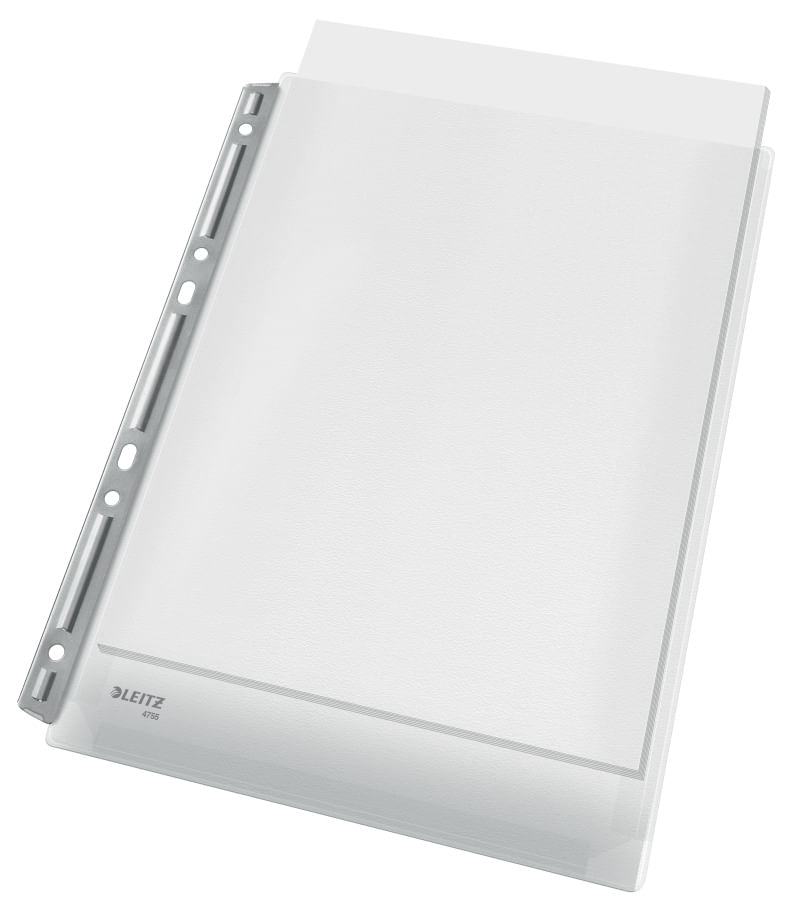 Folie de protectie Leitz Jumbo A4 cu ranforsare metalica 3 bucati/set Folie de protectie Leitz Jumbo A4 cu ranforsare metalica 3 bucati/set