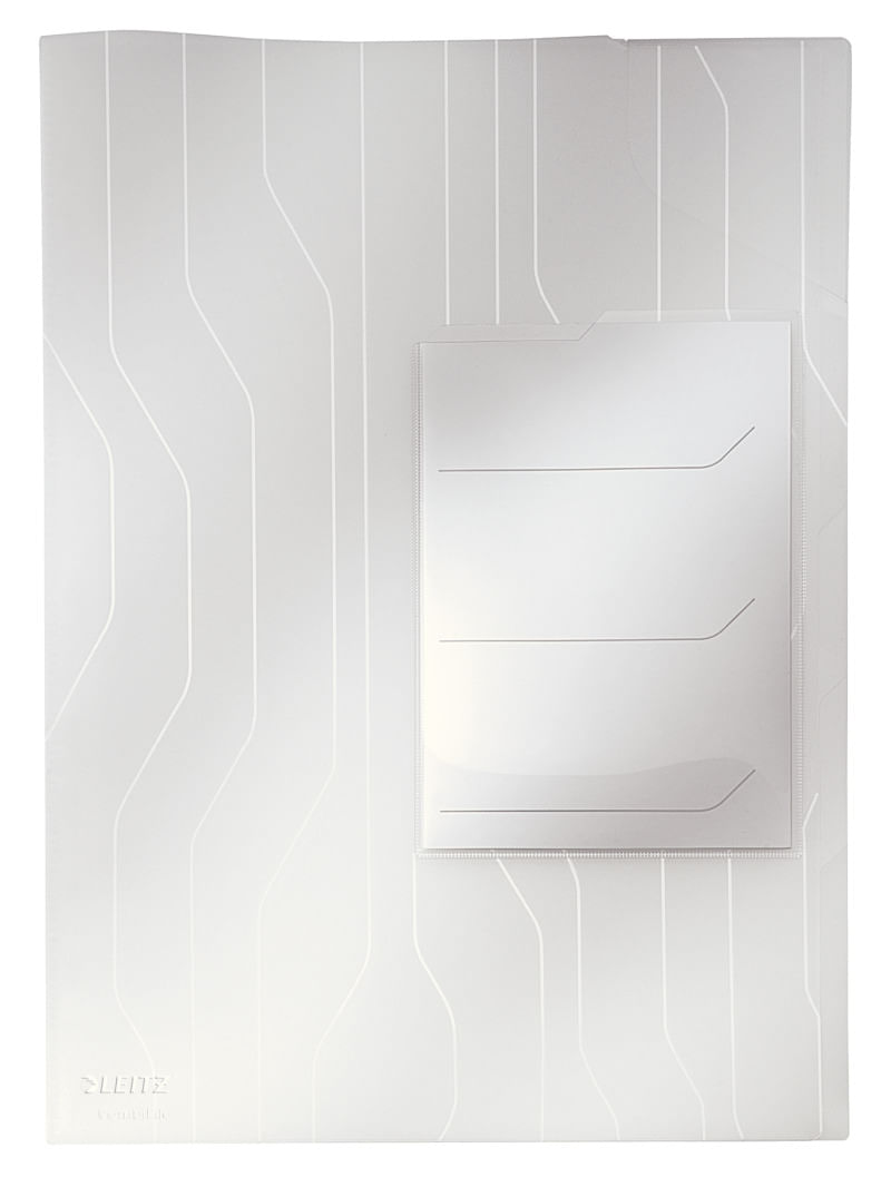 Mapa plastic A4 cu separatoare si eticheta transparent 3/set Leitz CombiFile