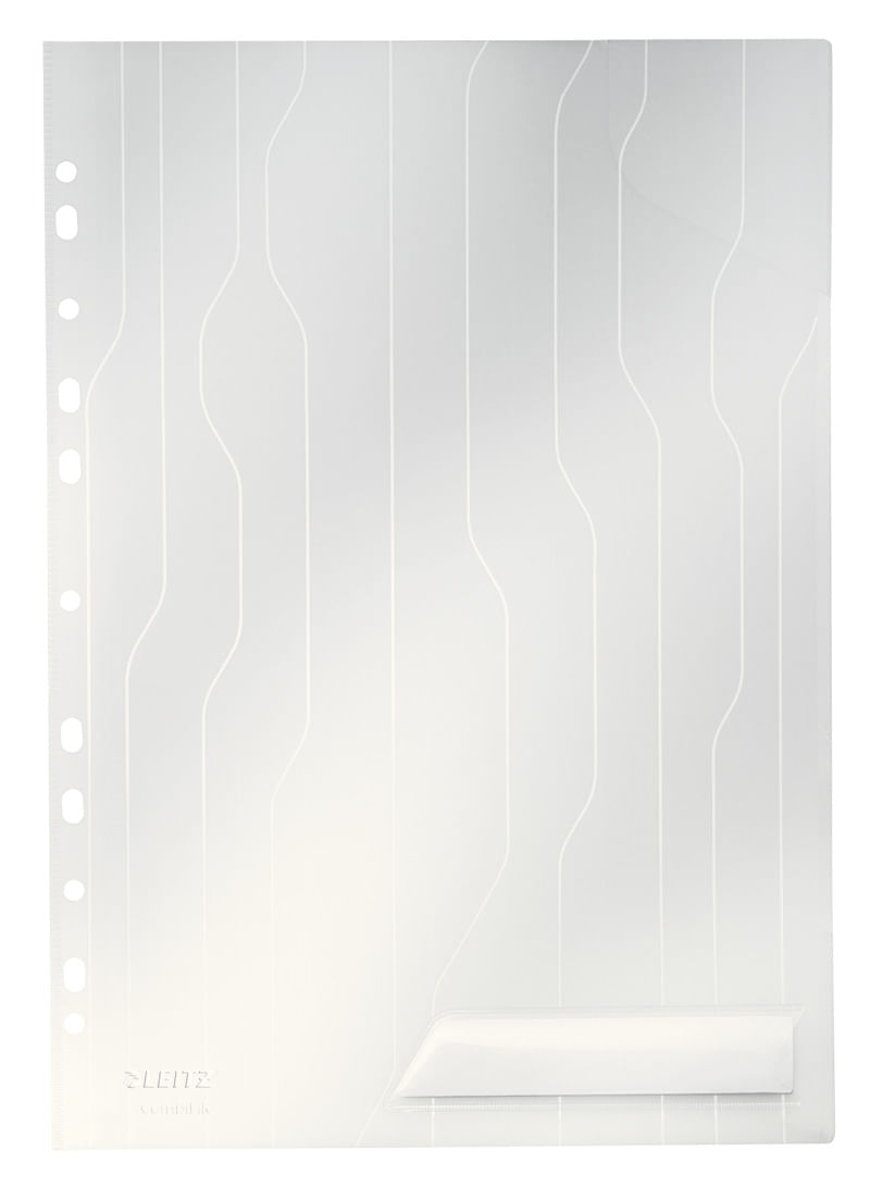 Mapa plastic A4 cu eticheta transparent 5/set Leitz CombiFile Mapa plastic A4 cu separatoare si eticheta transparent 5/set Leitz CombiFile