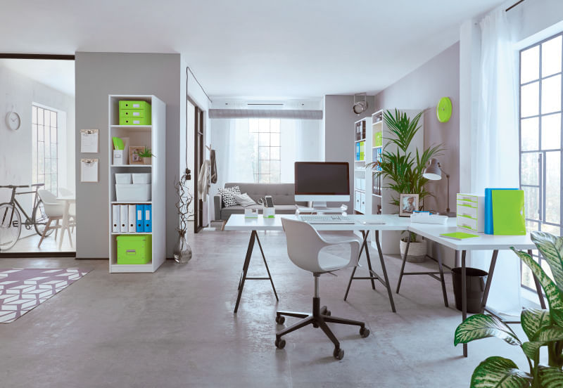Caiet de birou Leitz WOW A5 coperta dura 80 file dictando lime