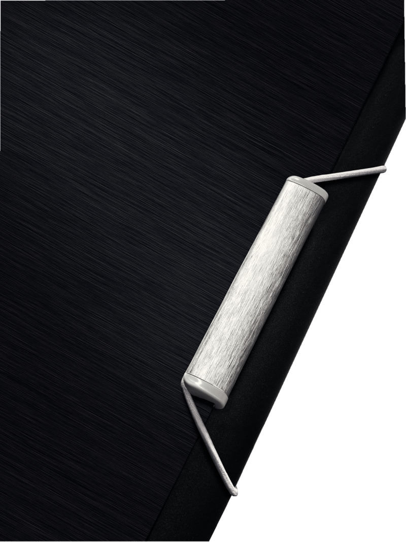 Mapa documente A4 cu elastic plastic negru Leitz Style Mapa documente A4 cu elastic plastic negru Leitz Style