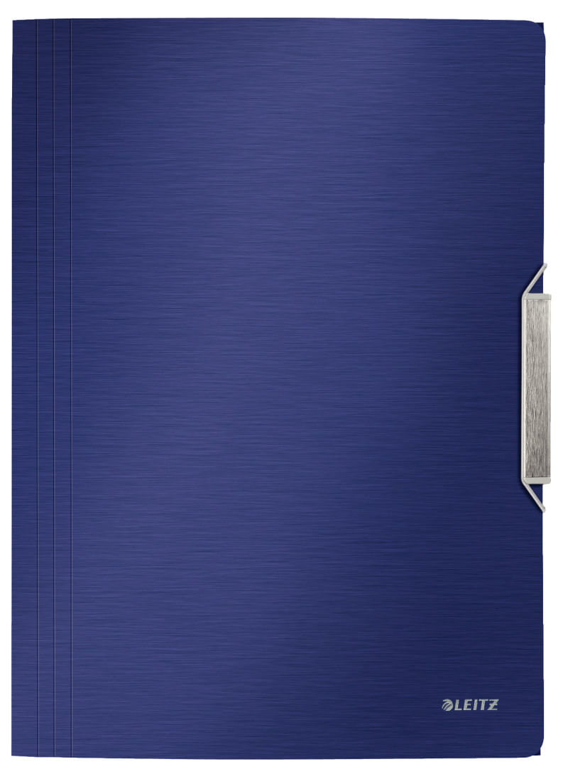 Mapa documente A4 cu elastic plastic albastru Leitz Style