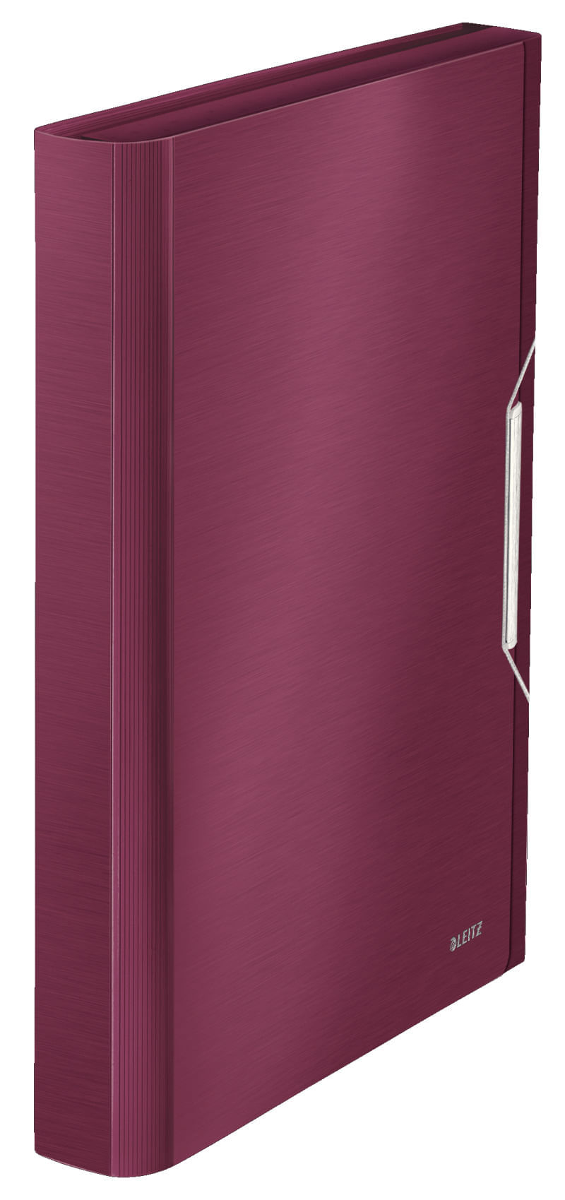 Mapa de prezentare A4 cu elastic plastic grena Leitz Style Mapa de prezentare A4 cu elastic plastic grena Leitz Style