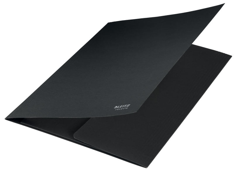 Mapa carton reciclat si reciclabil A4 negru 250 coli Leitz Recycle Mapa carton A4 negru 250 coli Leitz Recycle