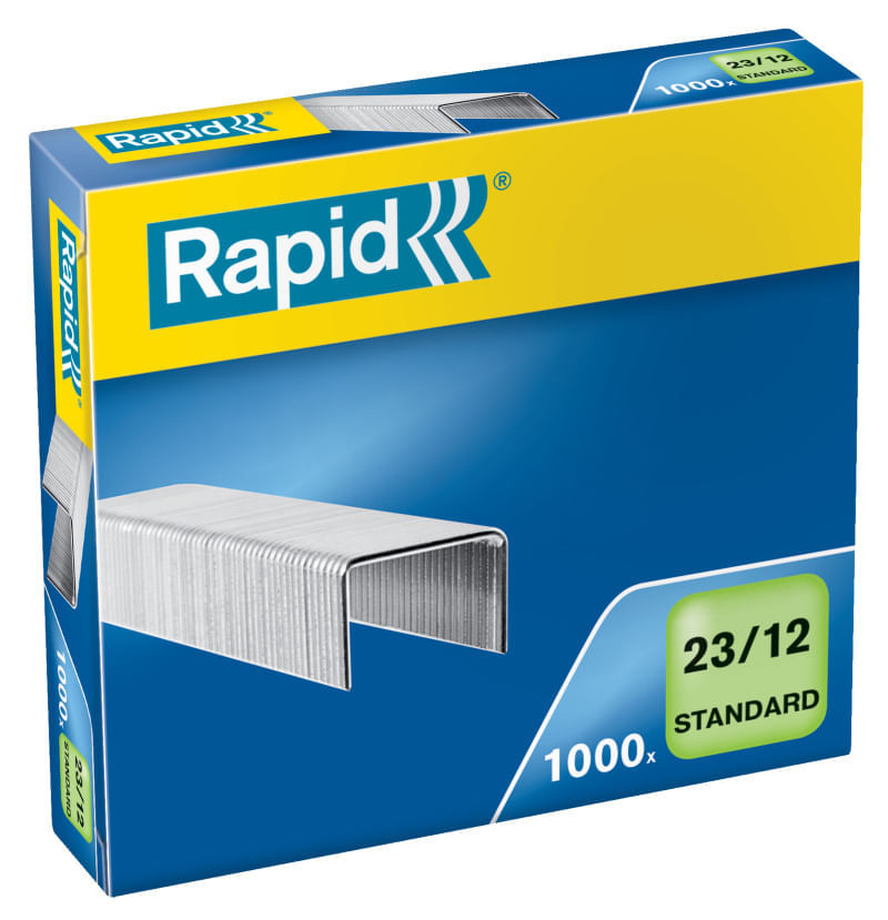 află perechi de factori pentru produsele 40 60 90 Capse Rapid Standard 23/12 60-90 coli 1000 buc/cutie