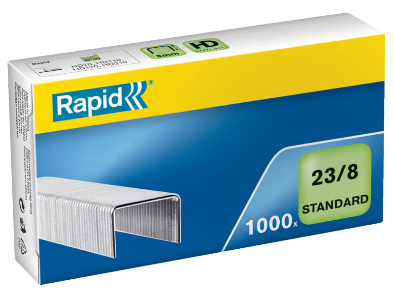 Capse Rapid Standard 23/8 10-40 coli 1000 buc/cutie