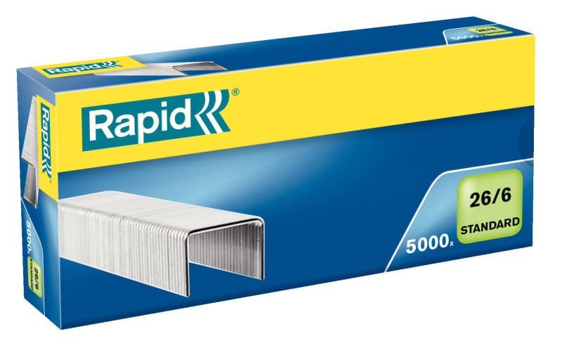 Capse Rapid Standard 26/6 2-20 coli 5000 buc/cutie