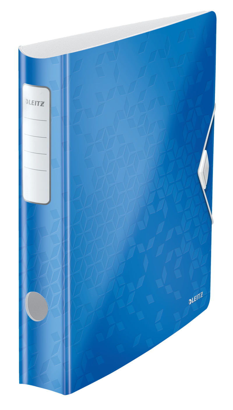Biblioraft PP A4 6.5 cm Leitz Active WOW 180 Biblioraft Leitz 180 Active WOW polyfoam A4 65 mm albastru