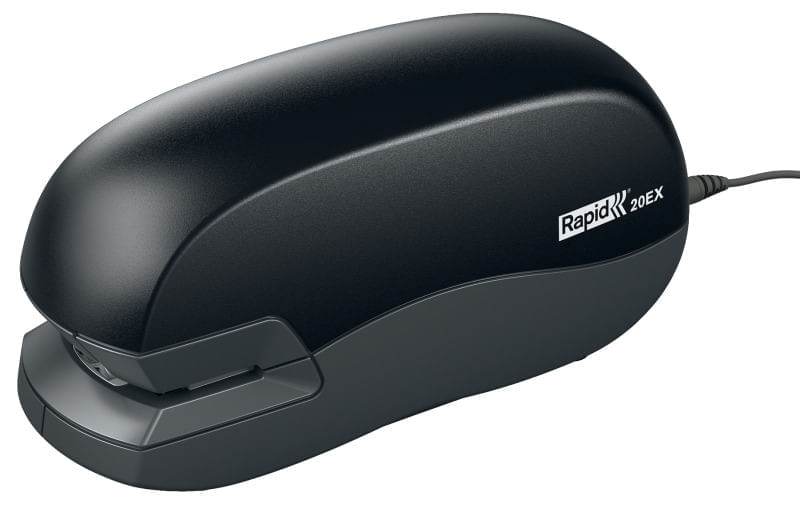 Capsator electric negru plastic 24-26/6 mm 20 coli Rapid Capsator electric negru plastic 24-26/6 mm 20 coli Rapid