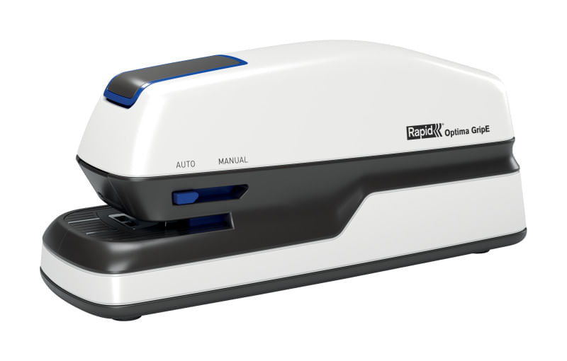 Capsator hartie electric 20 coli plastic argintiu caspe 56 Rapid Optima