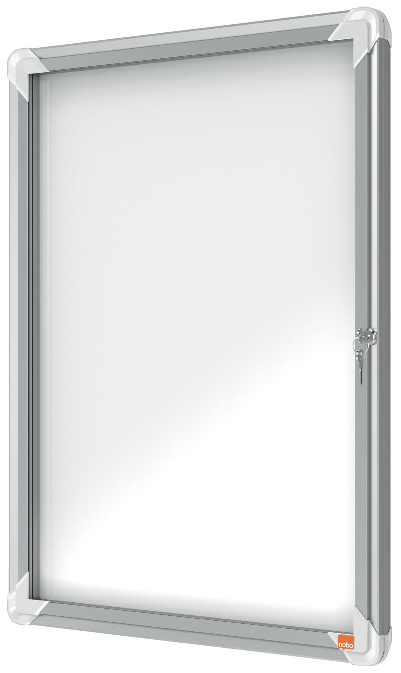 Avizier magnetic pentru exterior NOBO Premium Plus otel emailat 4 x A4