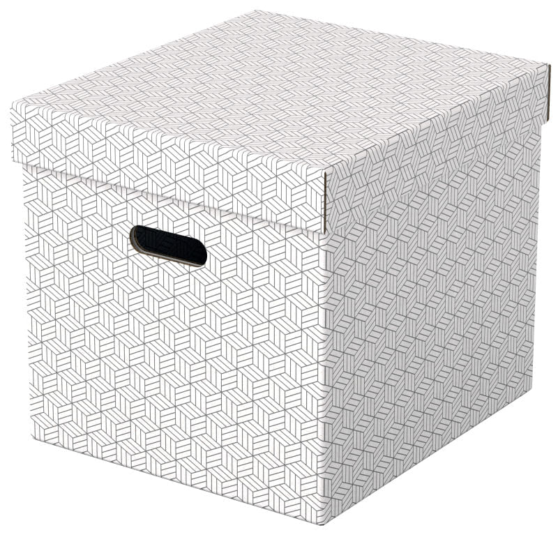 Set 3 buc Cutii arhivare carton 360 x 320 x 310 mm alb Esselte Home Recycled Set 3 buc Cutii arhivare carton 360 x 320 x 310 mm alb Esselte Home Recycled