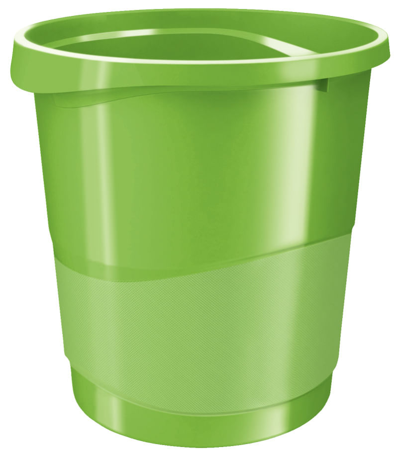 Cos hartie plastic verde 14 L Esselte Europost Vivida