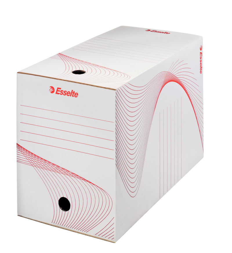 Cutie arhivare carton reciclat si reciclabil 245 x 345 x 200 mm alb Esselte Standard
