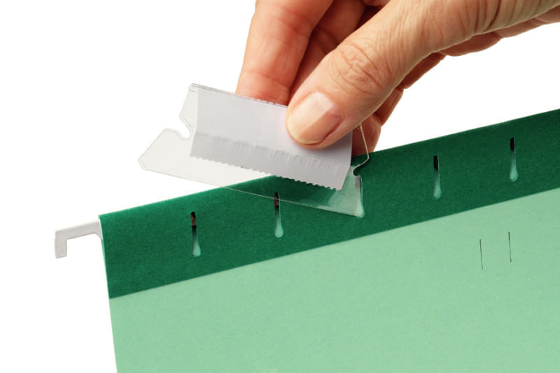 eticheta Suport cu eticheta pentru dosar Esselte Classic 25 bucati/set