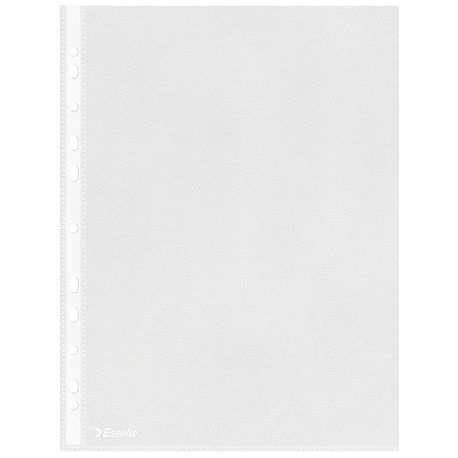 Folie de protectie Esselte Standard A4 43 microni deschidere superioara 100 bucati/set