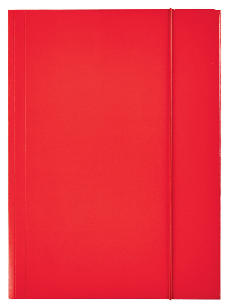 Mapa carton A4 cu elastic Esselte Economy rosu