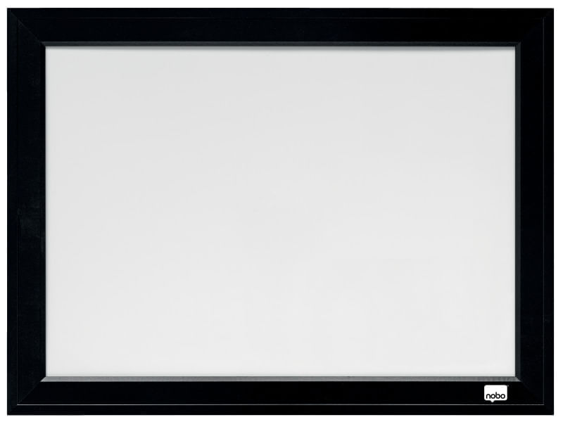 tabla neagra 1.5 mm Tabla NOBO, 58x43 cm, magnetica, include marker si magneti, alb, rama lata neagra