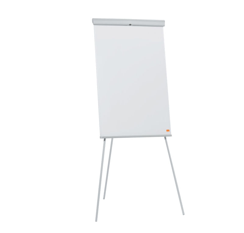 Flipchart NOBO Essentials, otel lacuit, trepied, magnetic, alb