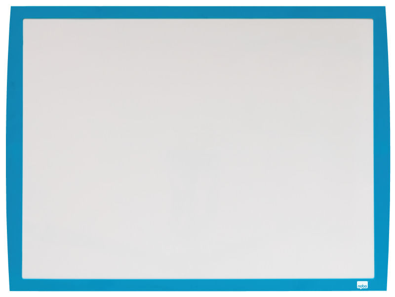 Tabla NOBO Joy, plastic, 43x58.5 cm, magnetica, include marker, burete si magneti, alb, rama albastra