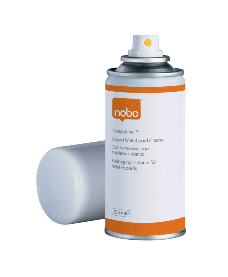 Spray NOBO Deepclene, lichid, pentru curatare table si flipcharturi, uz saptamanal, 150 ml