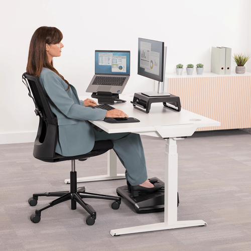 Suport ergonomic picioare negru Breyta Fellowes