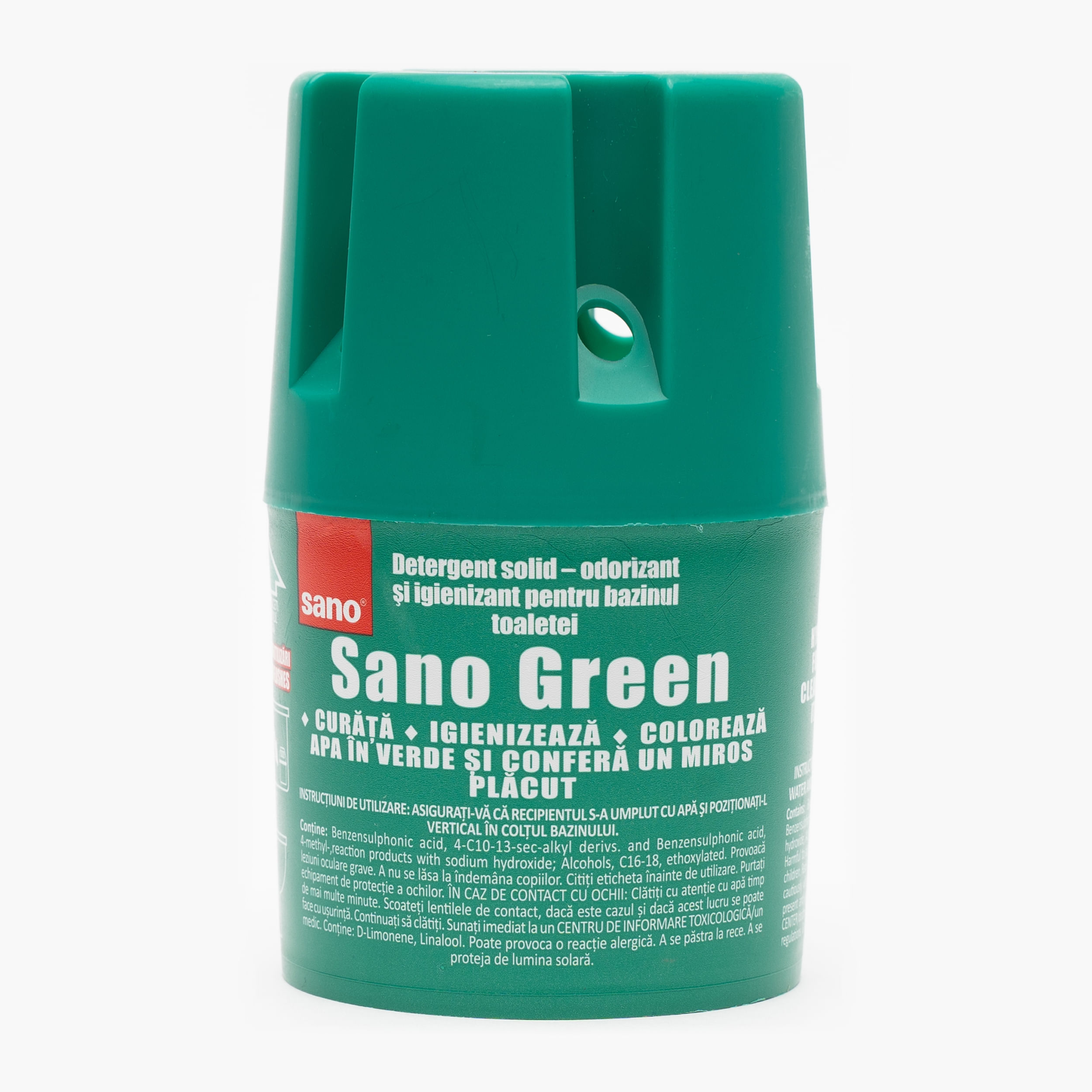 Odorizant bazin WC solid Sano Green 150 g Odorizant bazin WC Sano Green 150 g
