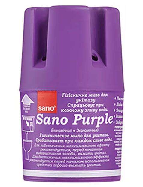 Odorizant solid bazin WC Sano Purple 150 g Odorizant bazin WC Sano Purple 150 g