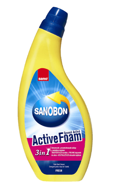 Detergent WC spuma activa fresh Sano 750 ml