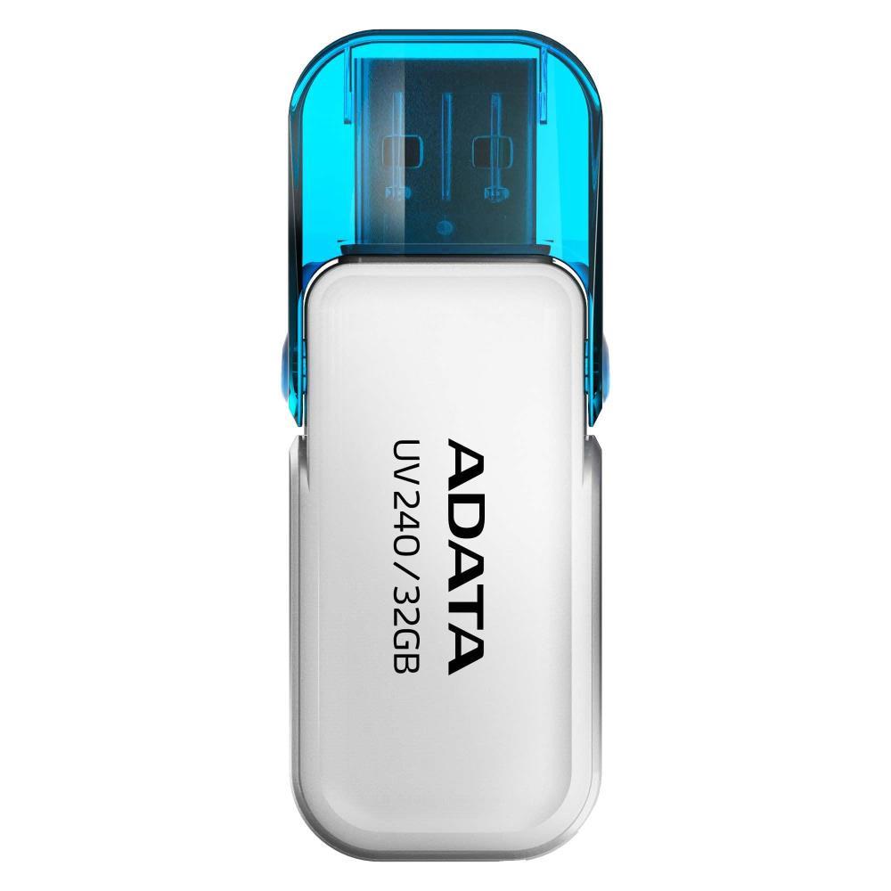 USB UV220 64GB WHITE/GRAY RETAIL USB Flash Drive ADATA UV220 64Gb, white/gray retail, USB 2.0