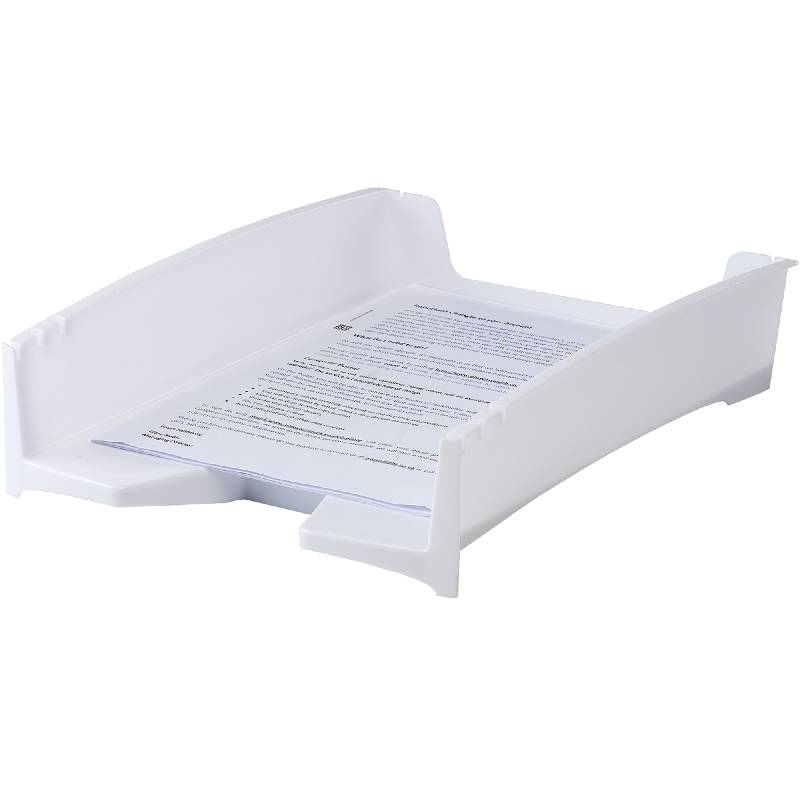 Tavita de birou polipropilena A4 Fellowes diverse culori Alb