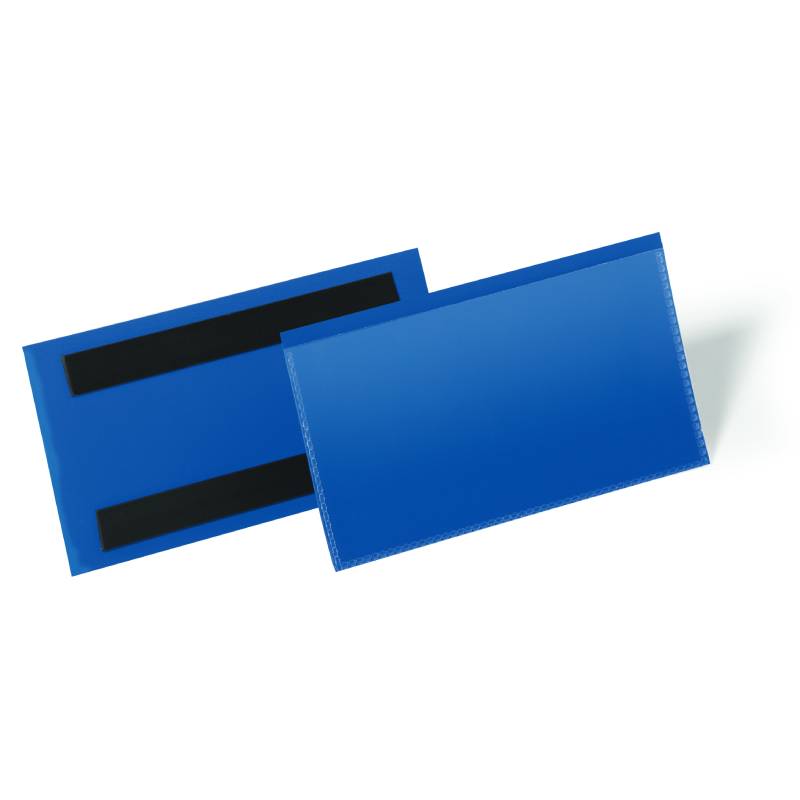 Buzunar logistic magnetic Durable 150 x 67 mm PP 50 bucati/set albastru