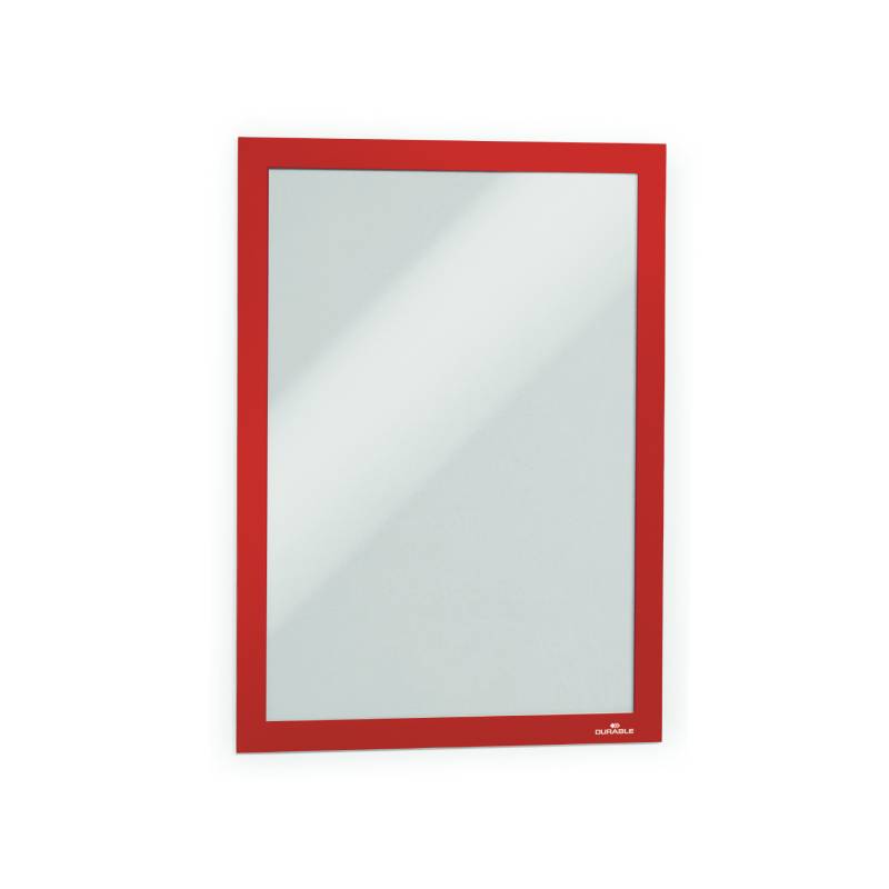 Rama autoadeziva magnetica Durable Duraframe A4 2 bucati/set rosuRama autoadeziva magnetica Durable Duraframe A4 2 bucati/set rosu