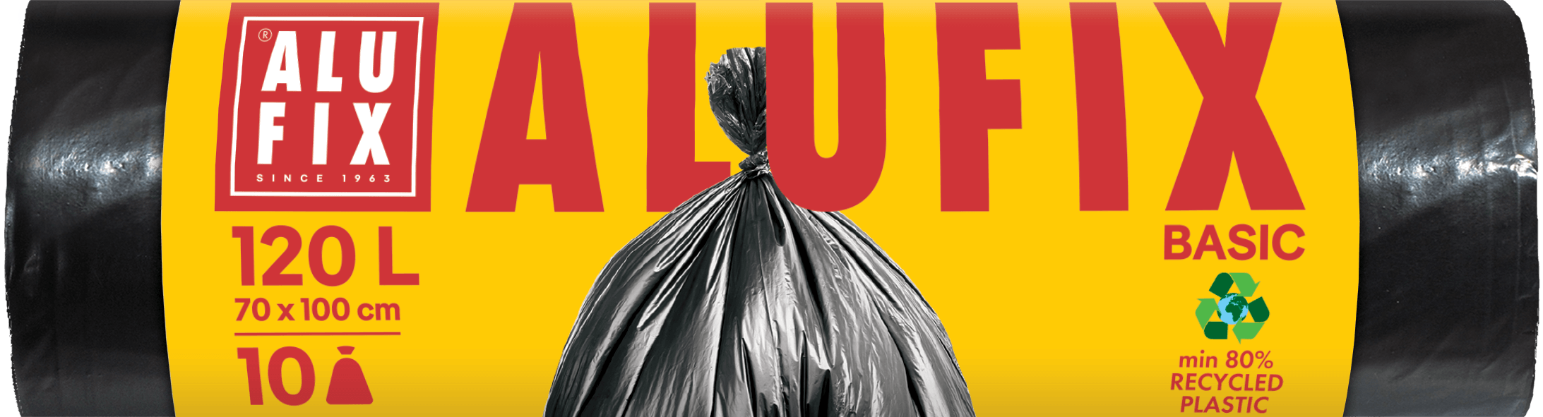 Saci menajeri 120 L 10B/R 70 x 100 cm HDPE negri Economy Saci menajeri 120 L 10B/R 70 x 100 cm HDPE negri Economy