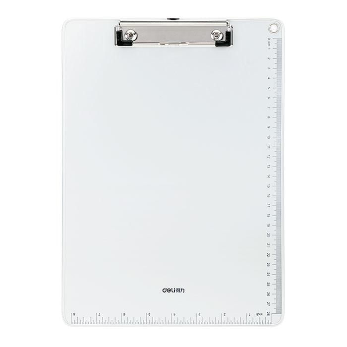 Clipboard simplu metal cu rigla Deli Clipboard simplu metal cu rigla Deli