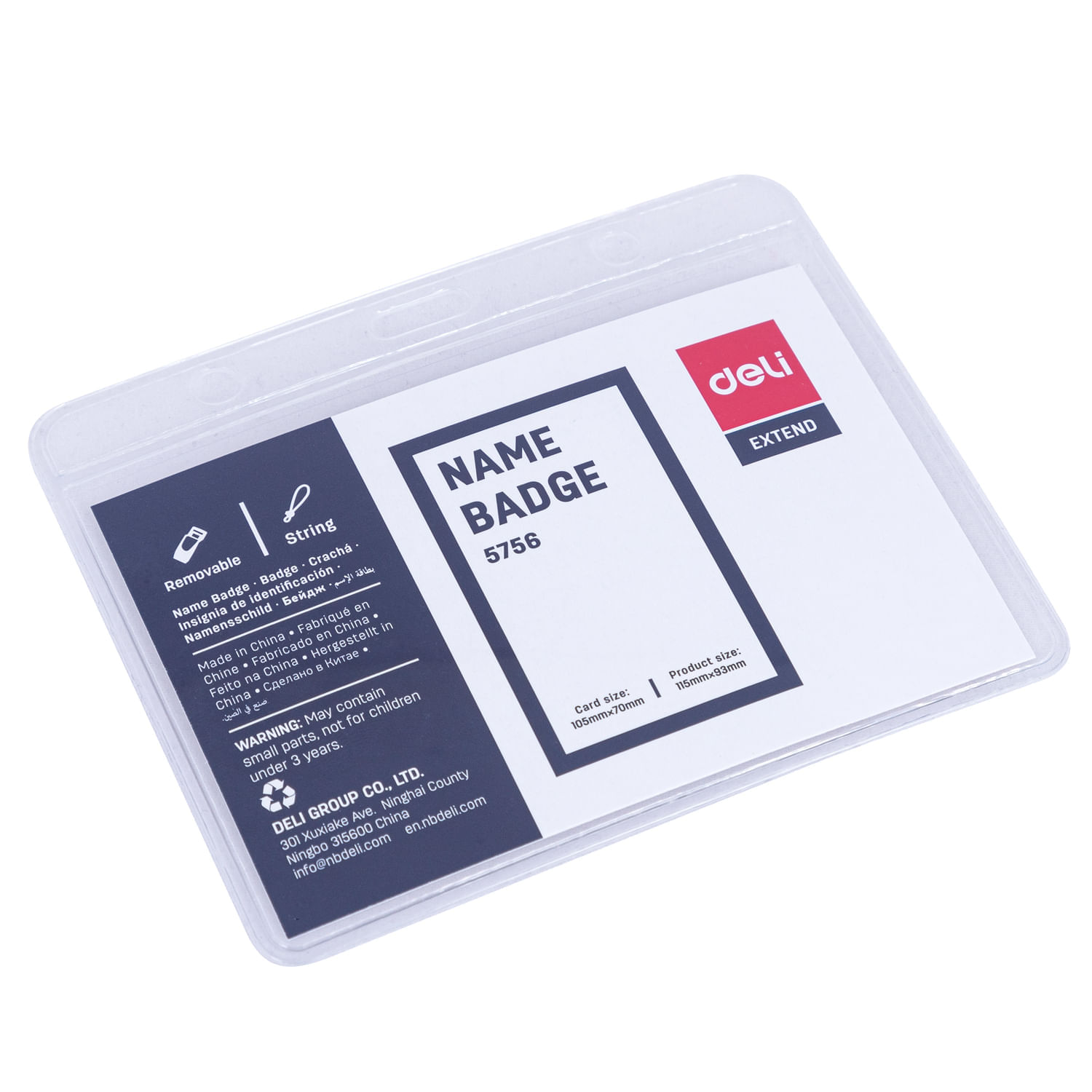 anvelope vara 235/60/16 Ecuson orizontal 105 x 70 mm clips si snur textil Deli