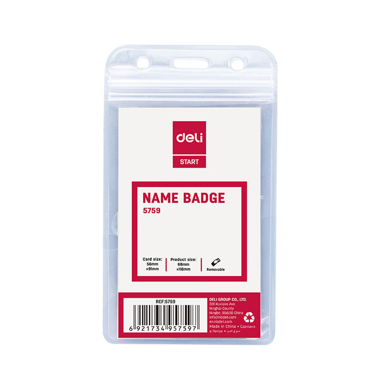 Ecuson vertical 56 x 91 mm 10 buc/set Deli Ecuson vertical 56 x 91 mm 10 buc/set Deli