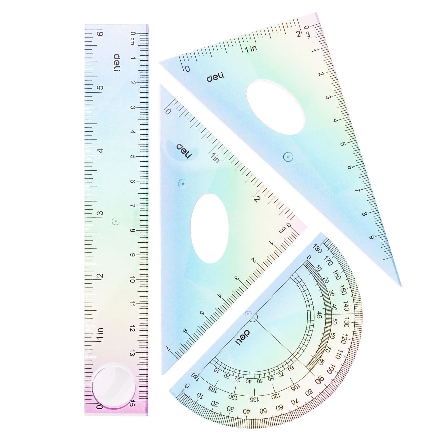 vulcanizare / geometrie 3d service auto depozit jante si anvelope Set geometrie 4 piese multicolor Deli