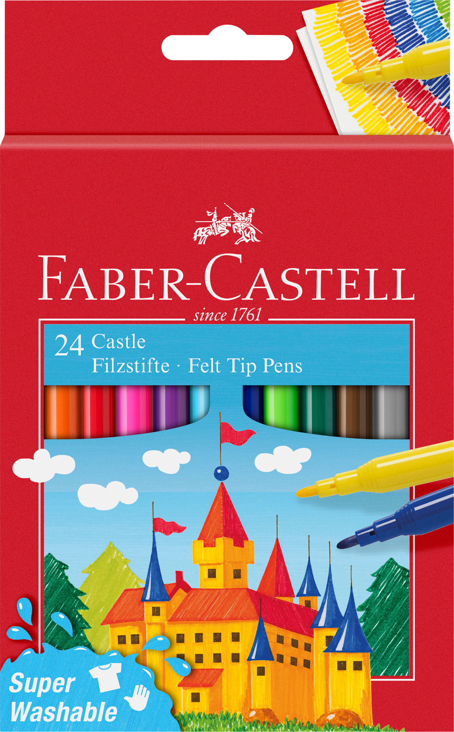 Carioci 24 culori 2021 Faber-Castell