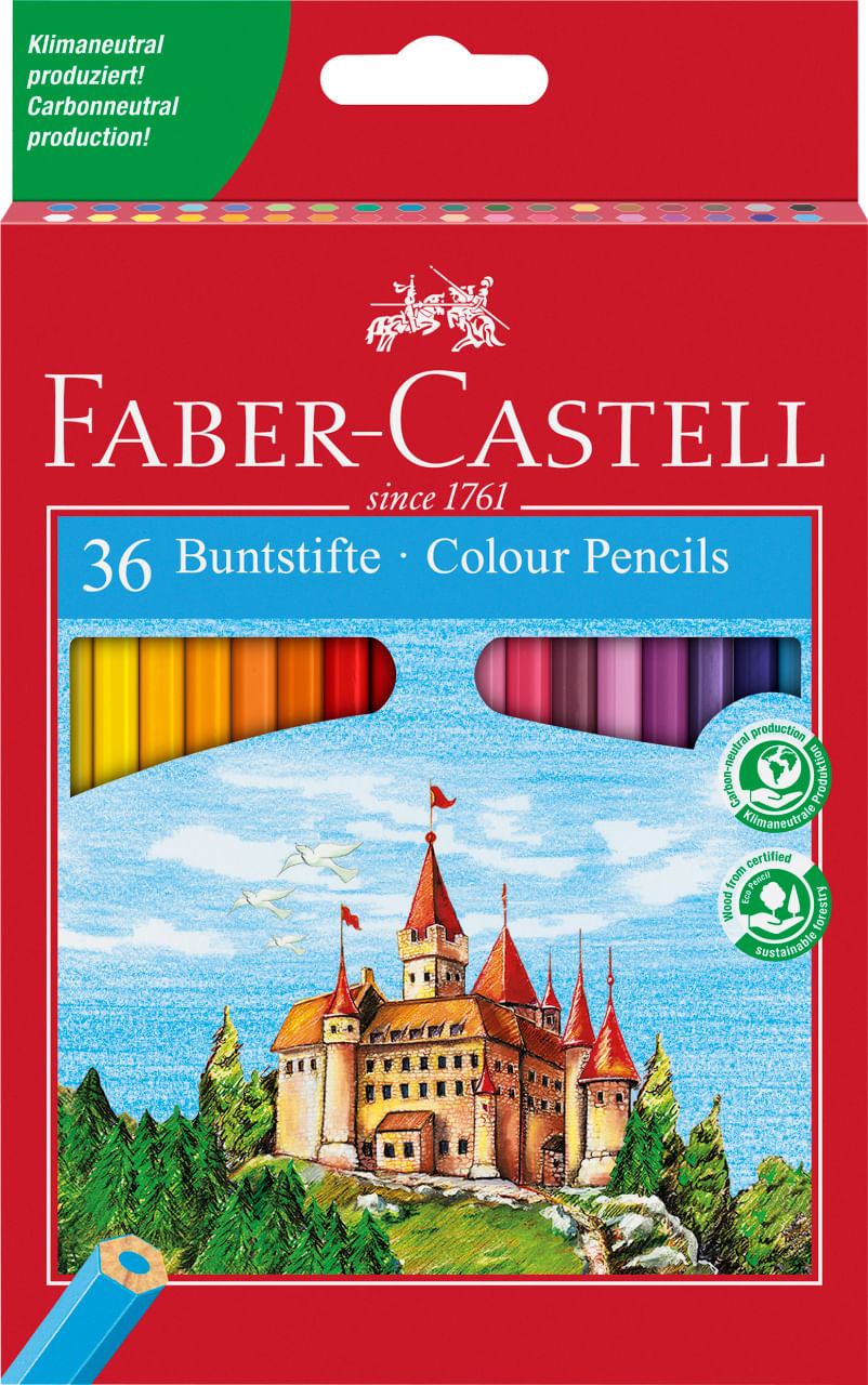 Creioane colorate 36 culori Faber-Castell