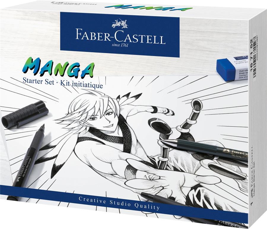 Marker Pitt artist pen manga starter set Faber-Castell