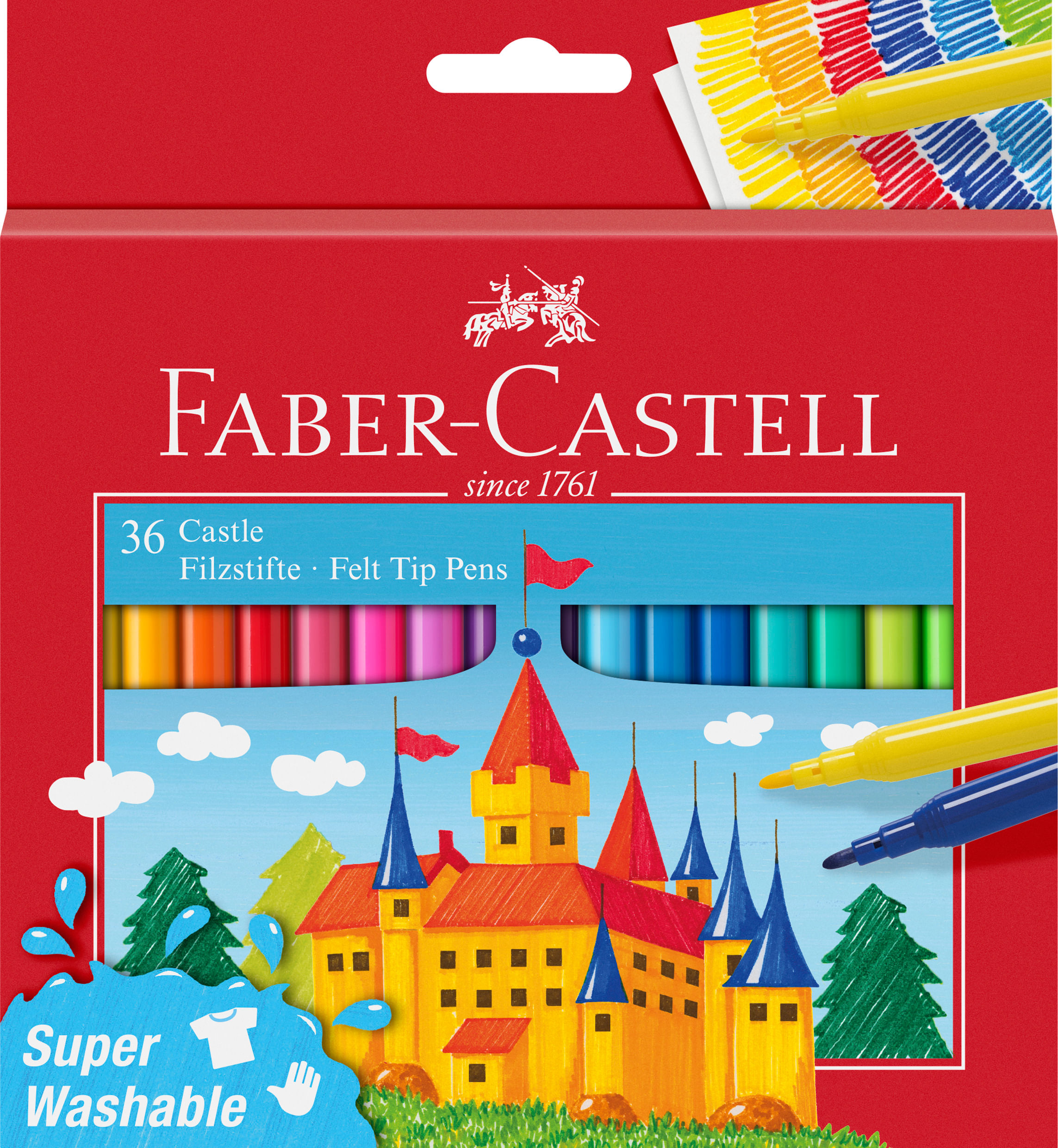 Carioci 36 culori Faber-Castell