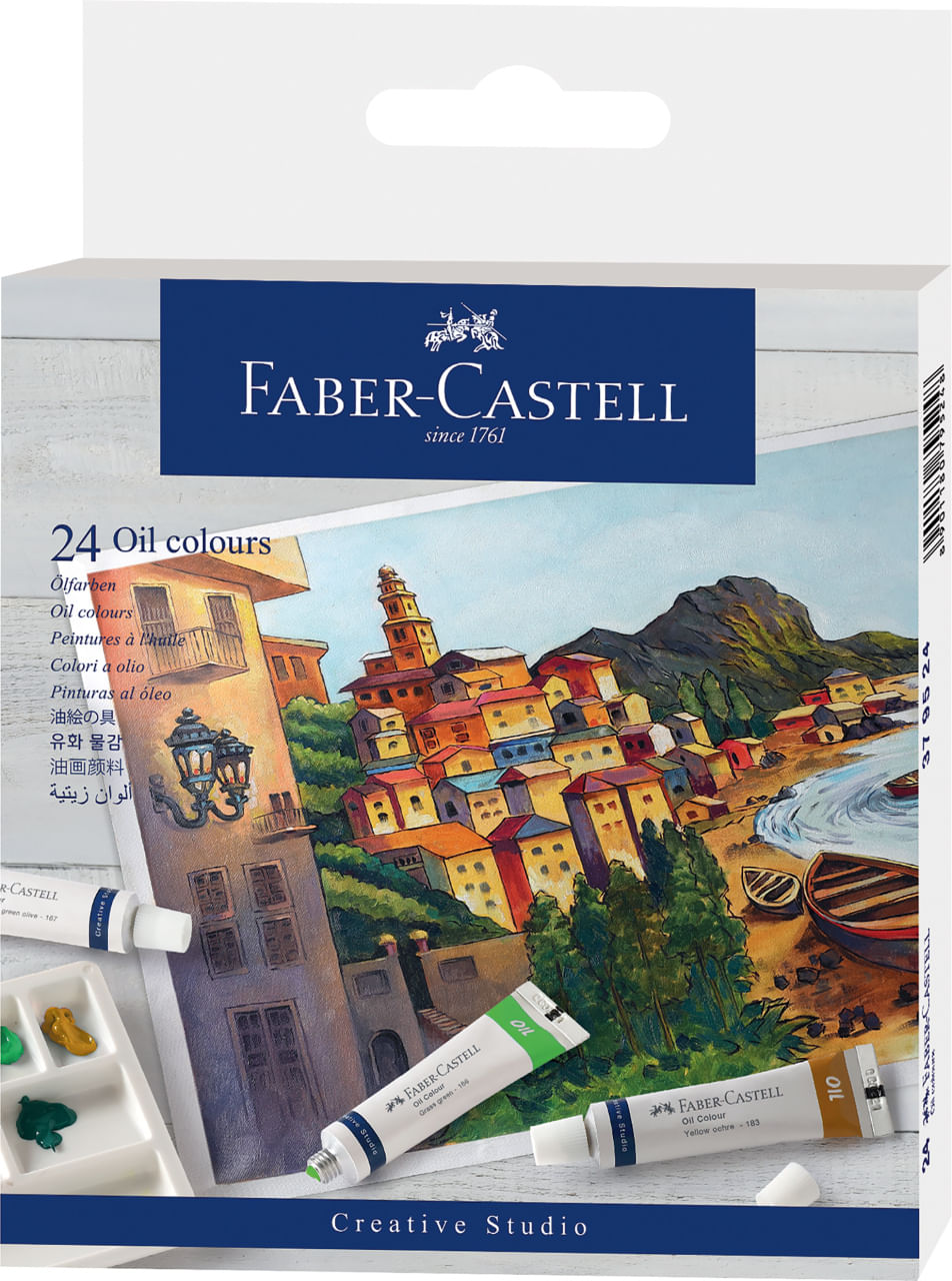 Culori uleiuri 24 culori 9 ml Faber-Castell