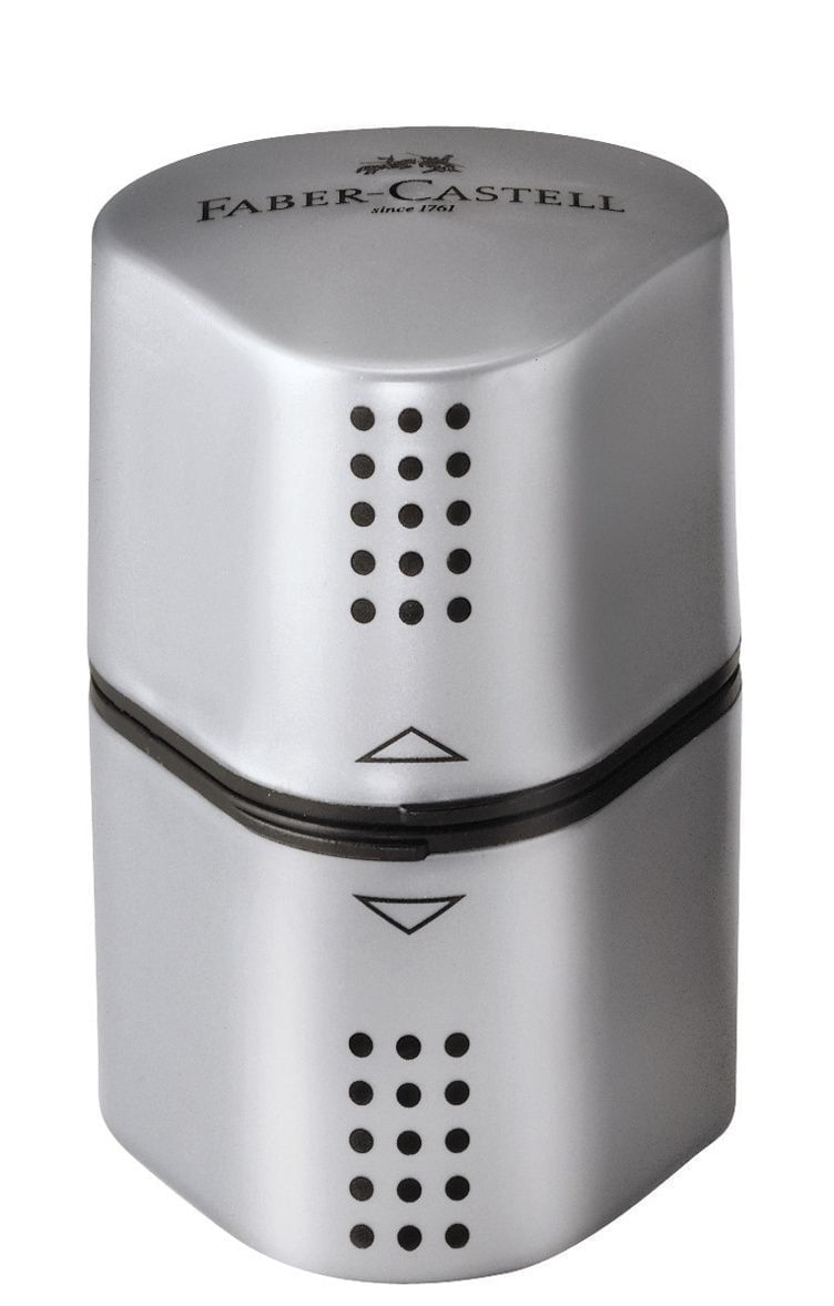 Ascutitoare tripla grip 2001 gri Faber-Castell.