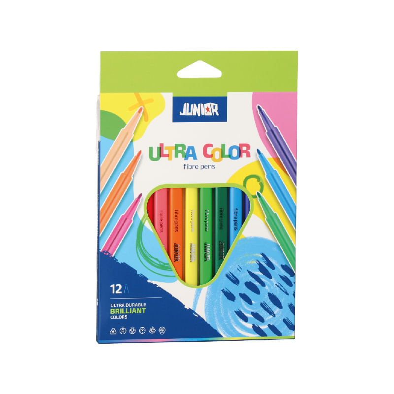 Carioci durabile Junior 12 culori/set