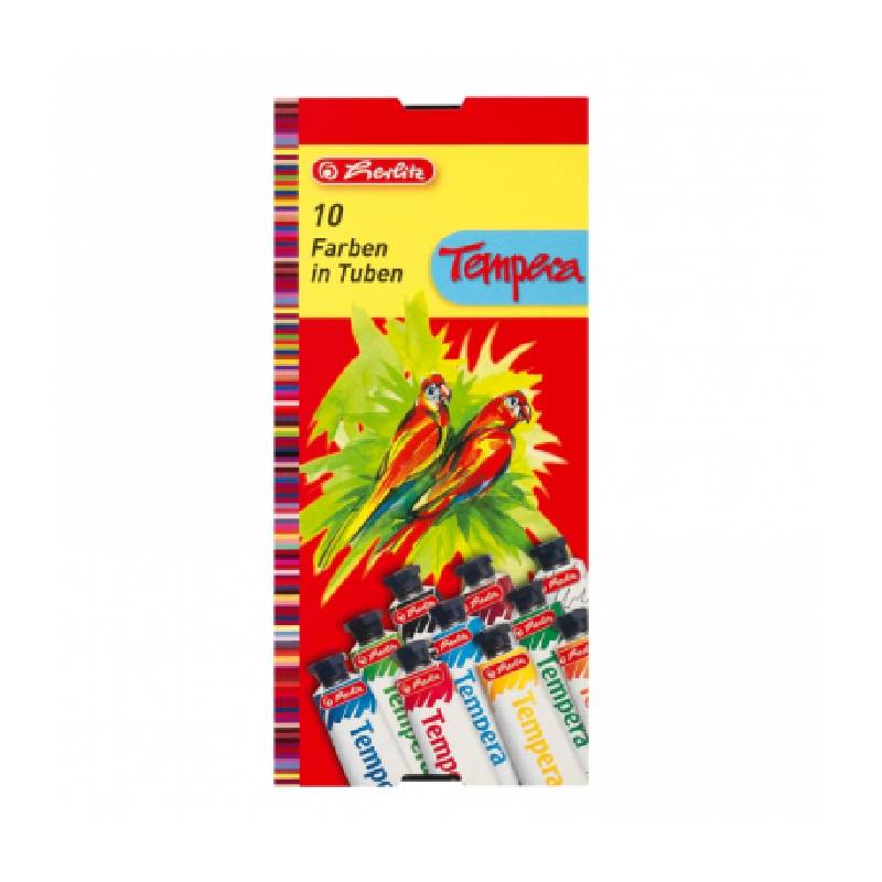 Tempera 16 ml 10 culori/set Herlitz