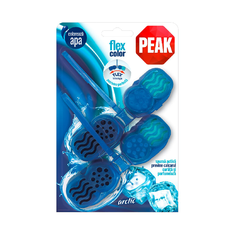 Odorizant solid WC Peak Flex Color Arctic parfum arctic 2 x 48 g Odorizant WC Peak 2 x 48 g Flex Color Arctic