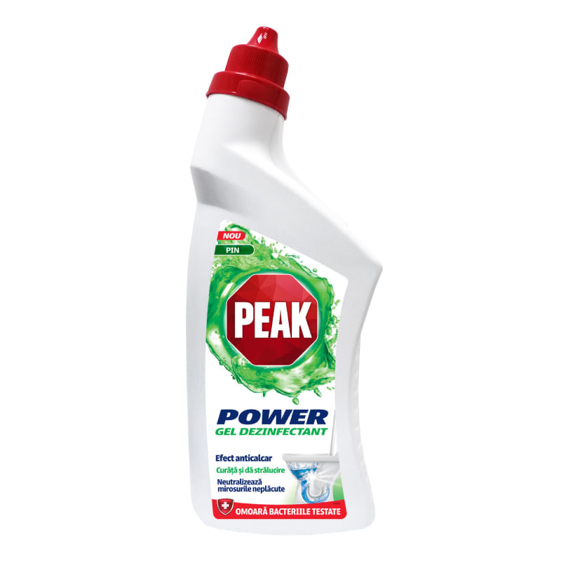 Dezinfectant WC 750 ml Peak Power gel Pin