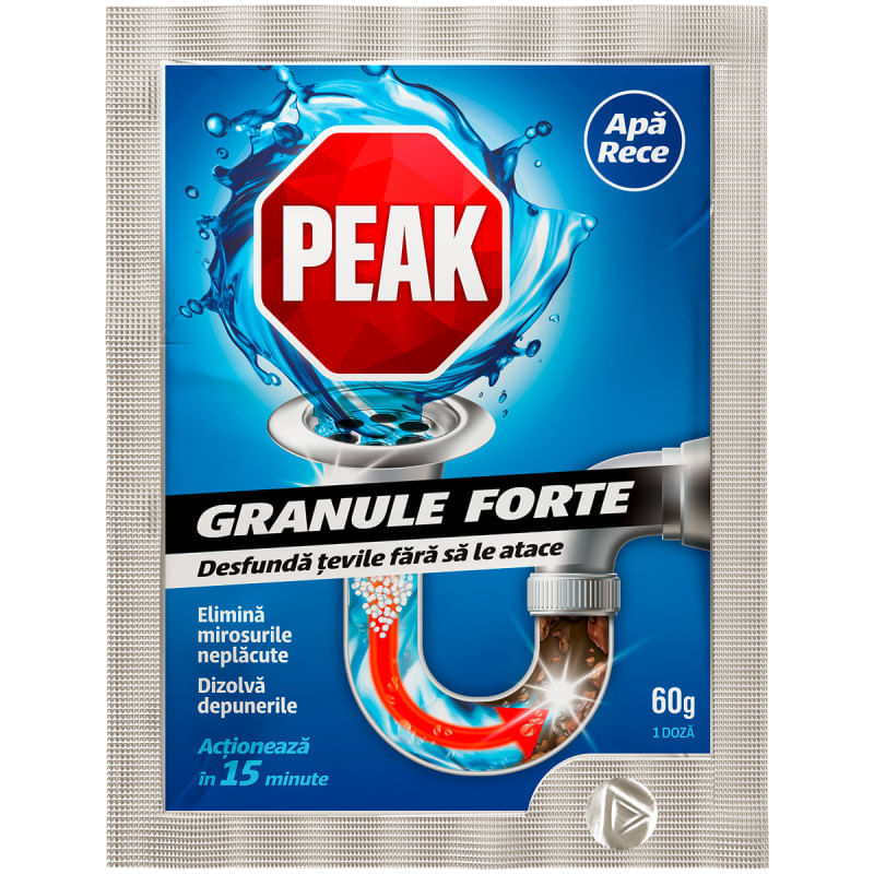 Granule desfundat tevi 60GR Peak Out Apa rece